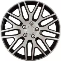 Versaco Ratų gaubtas 1 vnt. Dakar NC, juodas ir sidabrinis su chromuotais varžtais 16"
