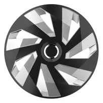 Versaco Ratų gaubtas 1 vnt. Vector RC, juodas ir sidabrinis 15"