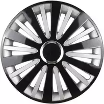 Leoplast Ratų gaubtas 1 vnt. Falcon, juodas ir sidabrinis 14"