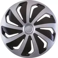Versaco Ratų gaubtas 1 vnt. Wind, juodas ir sidabrinis 16"