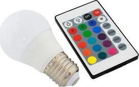 ATL ZD7C LED lemputė E27 3W RGB su nuotolinio valdymo pultu