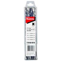Grąžtų komplektas Makita D-62723, betonui/akmeniui, sraigtinis, sds plus, 6 mm x 16 cm