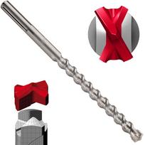 Betono grąžtas Keil MS5 Turbohead Xpro, betonui/akmeniui/mūrui, sraigtinis, sds plus, 6 mm x 26 cm