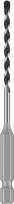 Betono grąžtas Bosch Pro 5 2608706968, betonui/akmeniui, sraigtinis, hex, 3 mm x 10 cm
