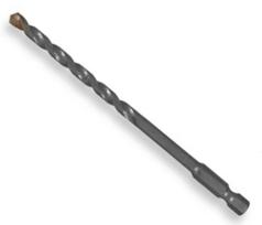 Betono grąžtas Stanley Masonry, betonui, sraigtinis, hex 1/4, 8 mm x 12.7 cm