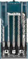 Grąžtų komplektas Makita E-15724, betonui/raudonos plytos, sds plus, 5 mm x 11 cm