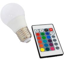 sodas - ATL ZD7C LED lemputė E27 3W RGB su nuotolinio valdymo pultu - 2 nuotrauka