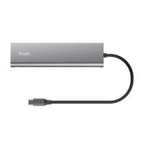 usb 100w laidas - I/O HUB USB-C 5PORT HALYX/25136 TRUST - 2 nuotrauka