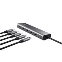 usb 100w laidas - I/O HUB USB-C 5PORT HALYX/25136 TRUST - 3 nuotrauka