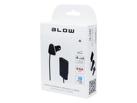 automobilinis ikroviklis 12v - Blow 4x USB Car Charger Black - 3 nuotrauka