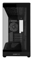 stiklainiai - Lian Li Vector V100 MINI kompiuterio korpusas, Micro-ATX, grūdintas stiklas - Juodas (Black) - 2 nuotrauka