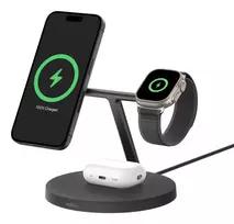 fastai - BELKIN BOOST CHARGE PRO 3in1 Qi2 15w Wireless Charger with Apple watch fast charge | Belkin | WIZ032kqBK - 4 nuotrauka