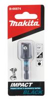 raktu rinkinys - Makita Adapteris B-66874 1/4"-1/2" x 50 mm Juodas (Black) - 3 nuotrauka