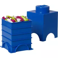 l lego - Daiktadėžė LEGO® Storage Brick 1, 1.2 l, mėlyna, 125 x 125 x 180 mm - 2 nuotrauka