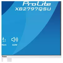 2560x1440 monitorius - iiyama ProLite XB2797QSU-W1 27", IPS, QHD, baltas (white) - 10 nuotrauka