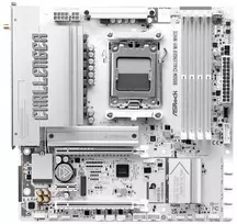 ASRock B850M CHALLENGER WIFI Baltas (White) AM5 Micro ATX