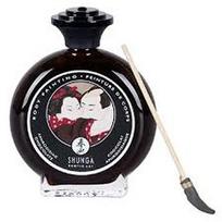 body paint - Kūno dažai „Aphrodisiac Chocolate“, Shunga 100 ml - 2 nuotrauka