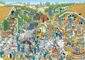 mesmale gefu - Jumbo Jan Van Haasteren - The Winery, 1000 Piece Puzzle (19095) - 6 nuotrauka