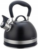 virdulys 8 l - King Hoff KH-1858 1.8L su švilpuku Juodas (Black) - 2 nuotrauka
