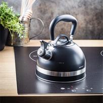 virdulys 8 l - King Hoff KH-1858 1.8L su švilpuku Juodas (Black) - 3 nuotrauka