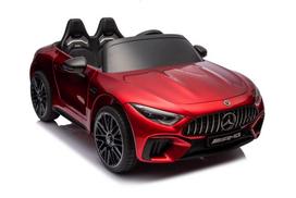 dvivietis elektromobilis - Dvivietis vaikiškas elektromobilis Lean Cars Mercedes AMG SL63, raudonas (Red) - 4 nuotrauka