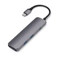 usb type c adapteris - SATECHI Type-C Multi-Port Adapter 4K HDMI, pilkas - 3 nuotrauka