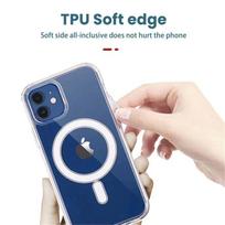 apple iphone 15 magsafe - Tel Protect MagSilicone Dėklas Apple iPhone 15 Pro Skaidrus (Transparent) - 3 nuotrauka