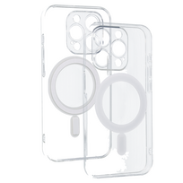 apple iphone 15 magsafe - Tel Protect MagSilicone Dėklas Apple iPhone 15 Pro Skaidrus (Transparent) - 8 nuotrauka