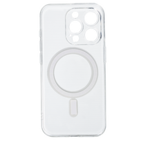 apple iphone 15 magsafe - Tel Protect MagSilicone Dėklas Apple iPhone 15 Pro Skaidrus (Transparent) - 9 nuotrauka