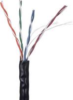 laidas kabelis 6mm - LANBERG LCU6-10CC-0305-BK UTP kabelis 1Gb/s 305m CCA Juodas (Black) - 3 nuotrauka