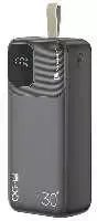 power bank 30 w - Tracer Prime-V3 30000mAh QC22.5W+PD20W Power Bank, juodas (black) - 1 nuotrauka
