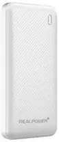 Realpower PB-10000 SSB, 10000mAh, baltas (white)