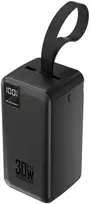 micro usb b - Wozinsky W8-B 50000mAh 30W juodas - 1 nuotrauka