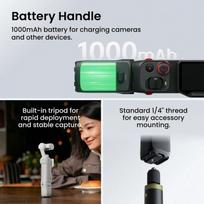 kamera 4k - Insta360 Luna Ultra Creator Bundle Cosmic Black (Juodas) - 5 nuotrauka