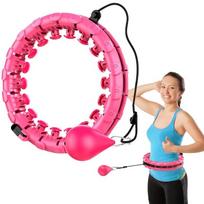 gimnastikos lankai - Reach Smart Hula Hoop HHP002, rožinis - 4 nuotrauka