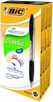 bic pen - Bic Tušinukas Atlantis Classic 1.0 mm, juodas, pakuotėje 12 vnt 136717 - 2 nuotrauka