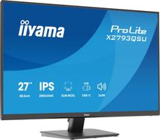 2560x1440 monitorius - iiyama ProLite X2793QSU-B1 27", IPS, QHD, 1ms, USB hub, speakers - 14 nuotrauka
