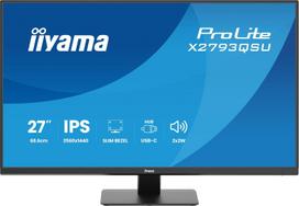 2560x1440 monitorius - iiyama ProLite X2793QSU-B1 27", IPS, QHD, 1ms, USB hub, speakers - 15 nuotrauka