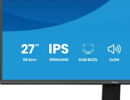 2560x1440 monitorius - iiyama ProLite X2791QS-B1 27", IPS, QHD, 75Hz - 14 nuotrauka