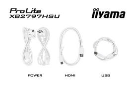 full - iiyama ProLite XB2797HSU-W1 27", IPS, FHD, 120Hz, baltas (white) - 6 nuotrauka