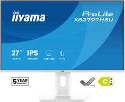 full - iiyama ProLite XB2797HSU-W1 27", IPS, FHD, 120Hz, baltas (white) - 17 nuotrauka