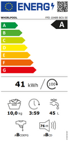 skalbimo masinos 10 kg - Whirlpool FFD 10489 BCV EE - 2 nuotrauka
