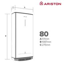 elektrinis vandens sildytuvas - Ariston Velis PRO WIFI 80L - 3 nuotrauka