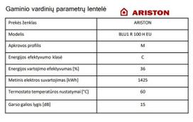 ariston pro1 - Ariston PRO R 100 H - 3 nuotrauka