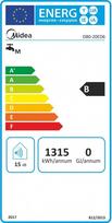 elektrinis vandens sildytuvas - Elektrinis vandens šildytuvas Midea Salute Flex 80 Wi-Fi - 4 nuotrauka