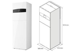 silumos siurblys integruotu - Ariston Šilumos siurblys NIMBUS COMPACT 50 S NET R32, oras-vanduo, su integruotu vandens šildytuvu ir Wi-Fi, 7.57 kW - 3 nuotrauka