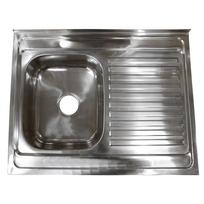 plieno plautuve - Virtuvinė plautuvė Tredi DM-8050, nerūdijantysis plienas, 80 cm x 50 cm x 15 cm - 2 nuotrauka