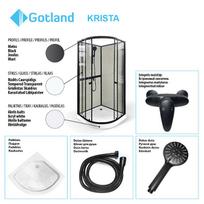 duso kabina 90x90 - Gotland KRISTA (SW909) 90x90x200 - 3 nuotrauka
