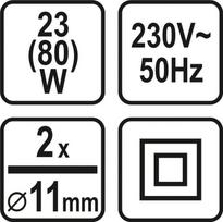 karsto klijai - Klijų pistoletas Power Up, 11 mm, 230 V - 3 nuotrauka