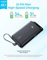 ankeriai - Anker Zolo A110EH11, 20000mAh, 22.5W, USB-C, juodas (black) - 6 nuotrauka